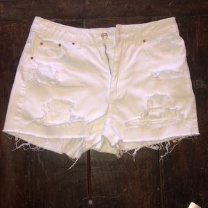 Top Shop Moto Mom Shorts